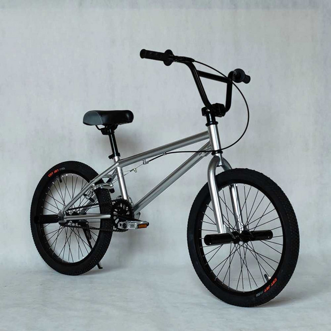 묘기자전거 20 인치 bmx BMX 성인 익스트림 스포츠 자전거 스턴트 등반 멋진 자전거, 파란색과 노란색 업그레이드 버전, cm, 1개