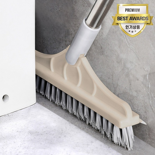 바바 모서리 틈새 브러쉬 화장실 욕실 바닥 청소솔, 2.베이지, 1개