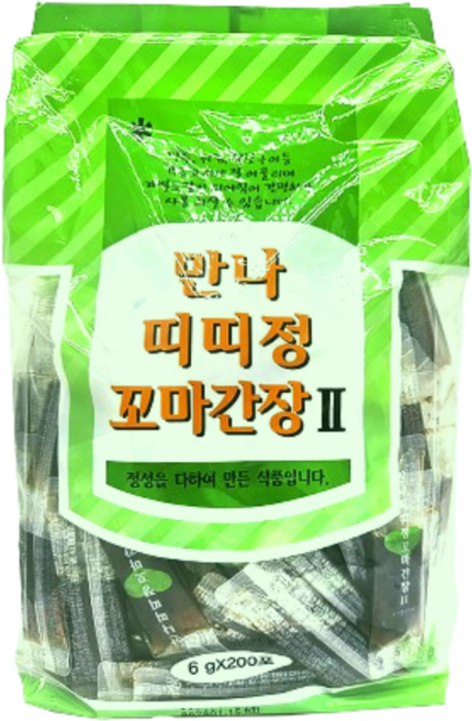 연합식품 만나 띠띠정 꼬마간장, 1.2kg, 6개