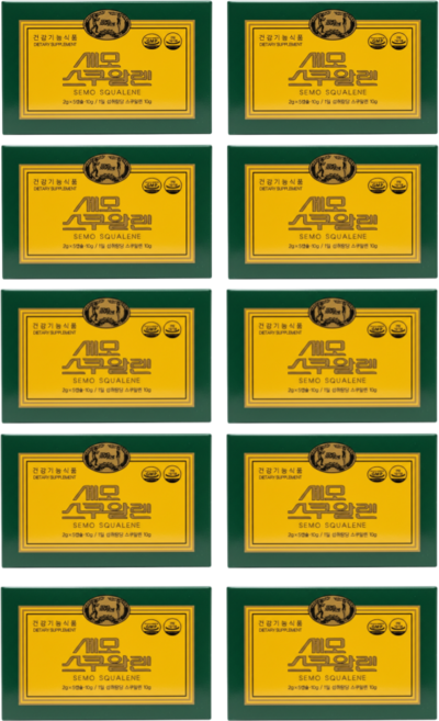 세모스쿠알렌, 10개, 2g