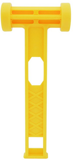 1PC 야외용 해머 텐트 플라스틱 용도로 사용할 캠핑 있는 도구 PE 초경량 다양한 캐노피 휴대용 그라운드, Yellow