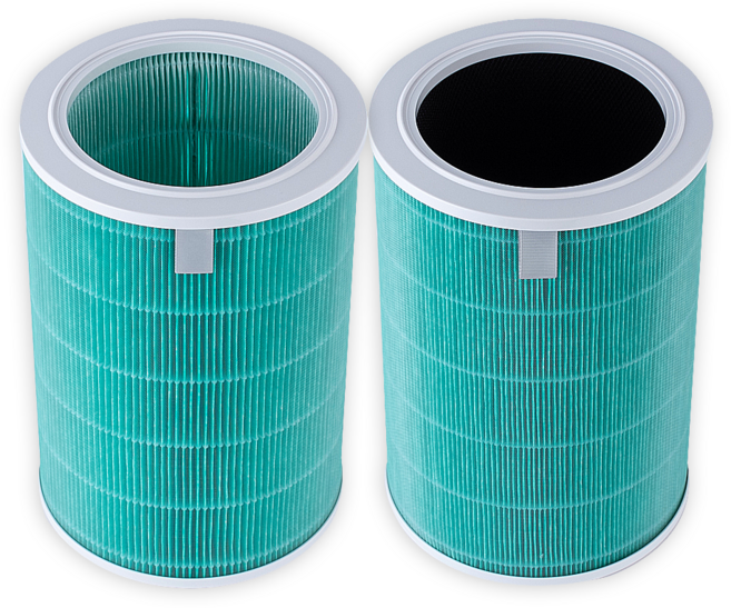 키즈아이 호환 샤오미 미에어 2S 그린 필터 AC-M2-AA 헤파탈취, 샤오미그린헤파탈취, 1개