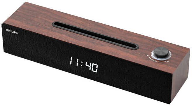 필립스 데스크탑 블루투스 스피커, 다크 브라운, SPA3809