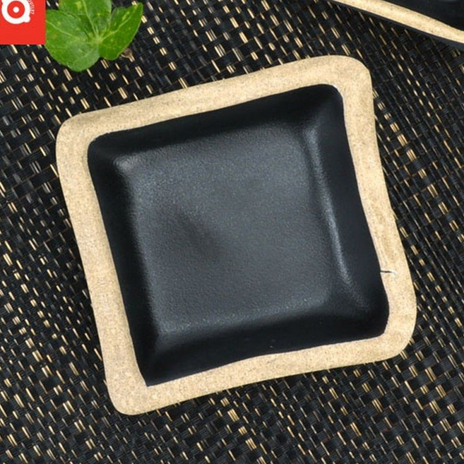 PMK 사각초장 DS-2024 소스접시, 앤틱블랙 사각초장 DS-2024