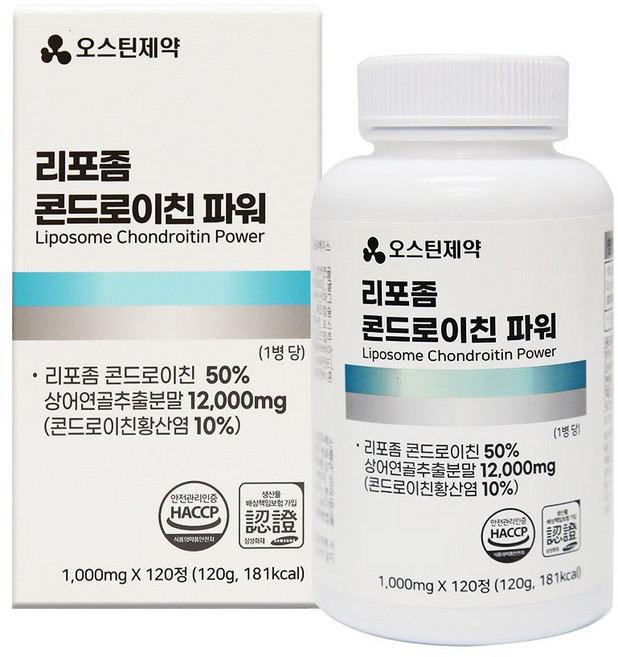 오스틴제약 리포좀콘드로이친파워, 2개, 120정