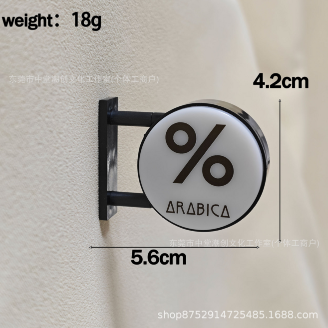 미니 냉장고 자석 마그넷 간판 미니어쳐 인테리어 소품 조명 장식, 퍼센트