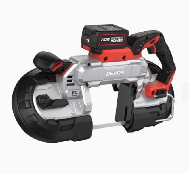 DEVON 20V 無刷帶鋸機，EC馬達，鎂合金，5838-Li-20/5839-Li-20, 1個