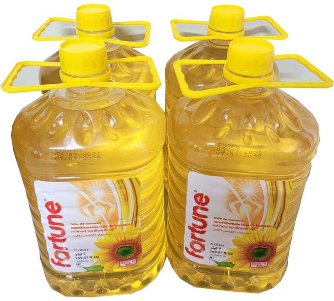 Fortune 해바라기씨유(Sunflower oil) 1Set (5L X 4EA), 5L, 4개