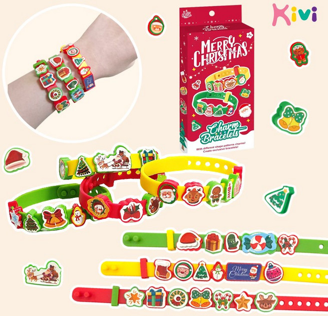 DIY 크리스마스 펜던트 팔찌 6p