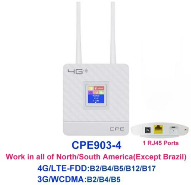 LTE 와이파이 라우터 USB 핫스팟 TIANJIE RJ45 WANLAN 4G WIFI 잠금 해제 CPE 300Mbps 무선 심카드 안테나 이더넷 포트 핫스팟 광대역 모뎀 동글, 2) America version