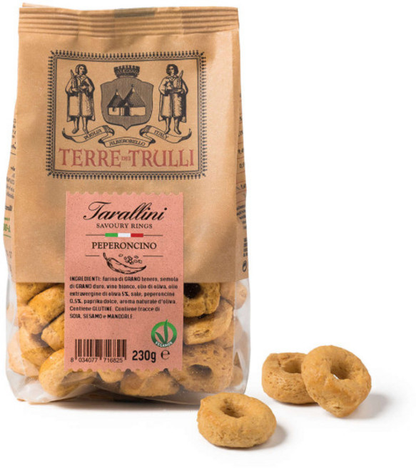 terre dei trulli 고추를 곁들인 타랄리니 레스토랑 과자 230gx3개, 230g