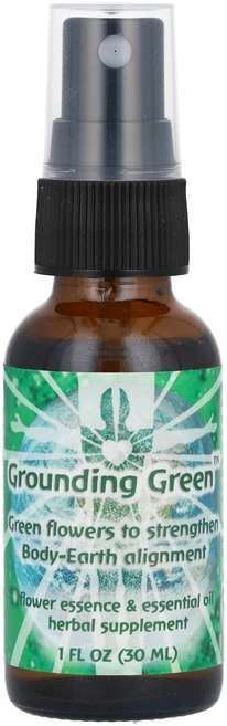 Flower Essence Services Flower Essence & Essential Oil Grounding Green 1 fl oz 30 ml, Flower Essence Services, Flowe, 1개, 30ml - 쿠팡