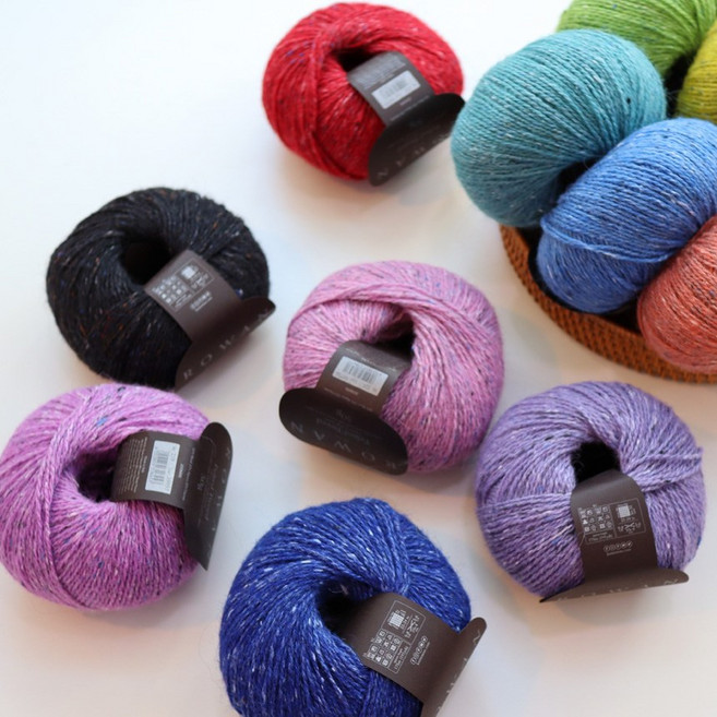 Rowan 펠티드트위드 Felted Tweed DK, 1개, 196 반레드 barn red