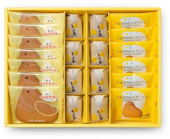 hiyoko 명물 과자 모듬 병아리빵 샤브레 휘낭시에 총21개입 종이백포함, 5세트