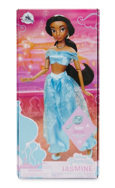 미국디즈니스토어정품 디즈니 클래식돌 자스민 클래식돌 자스민인형, 1개