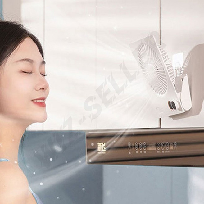 업소용 접이식 주방 무선 탁상 미니 벽선풍기 리모컨 저소음 부소음