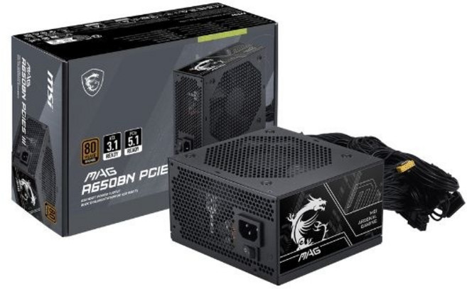 MSI MAG A650BN III 80PLUS브론즈 ATX3.1, MAG A650BN III 80PLUS 브론즈