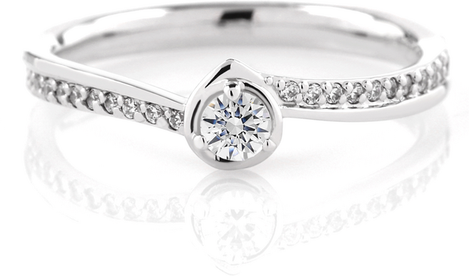 1부 천연다이아몬드 곡선 반지 14k 18k 프로포즈 결혼 선물 쟈스민 HNDR01212