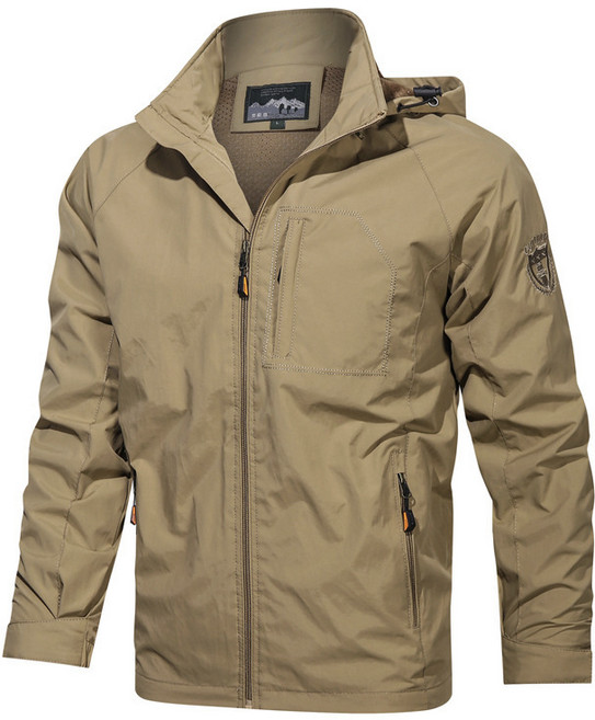 스토리원 남성 후드 탈부착 바람막이 자켓 아웃도어 점퍼 JG-SSJK006