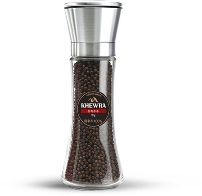베트남산 A급 통흑후추 그라인더 80g, 90g, 1개