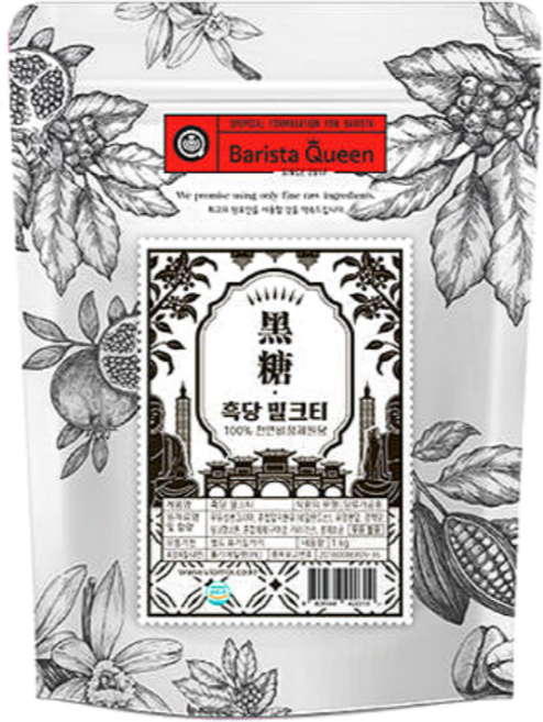 바리스타퀸 흑당 밀크티 파우더, 1kg, 1개입, 6개, 1kg