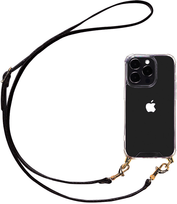 에시로 가죽 폰스트랩 핸드폰 목걸이 케이스 줄