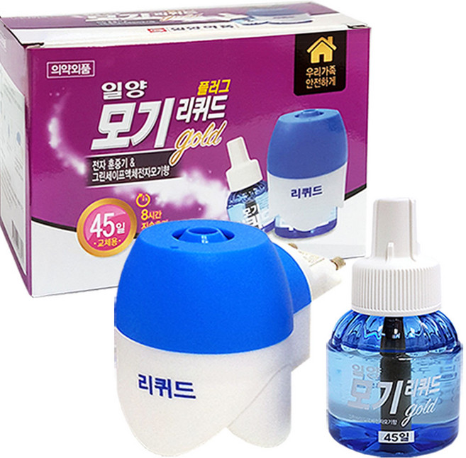 일양약품 플러그 액체훈증기세트(훈증기+액체모기향), 2개, 1세트