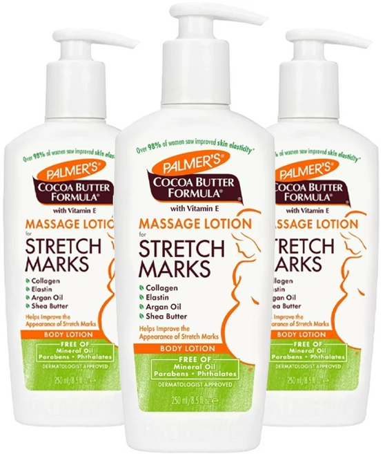 팔머즈 코코아 버터 포뮬러 위드 비타민 E 마사지 로션, 250ml, 3개 - 쿠팡