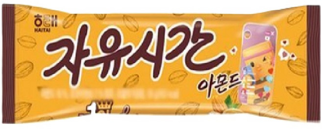 해태 자유시간 아몬드 초코바, 36g, 3개