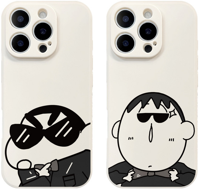 시크한 선글라스 캐릭터 아이폰 갤럭시 폰케이스