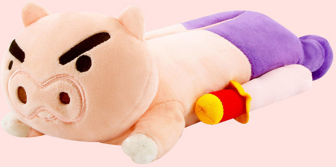 캐릭터 짱구 부리부리대마왕 봉제 필통 인형, 1개, 단품