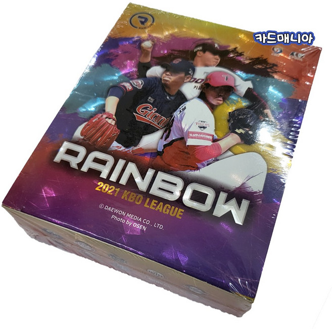 SCC 2021 KBO리그 Rainbow 레인보우 프로야구카드 1박스, 10팩