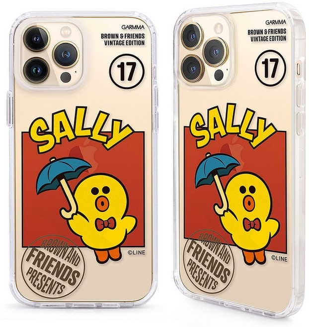 GARMMA LINE FRIENDS 復古莎莉四角防摔保護套