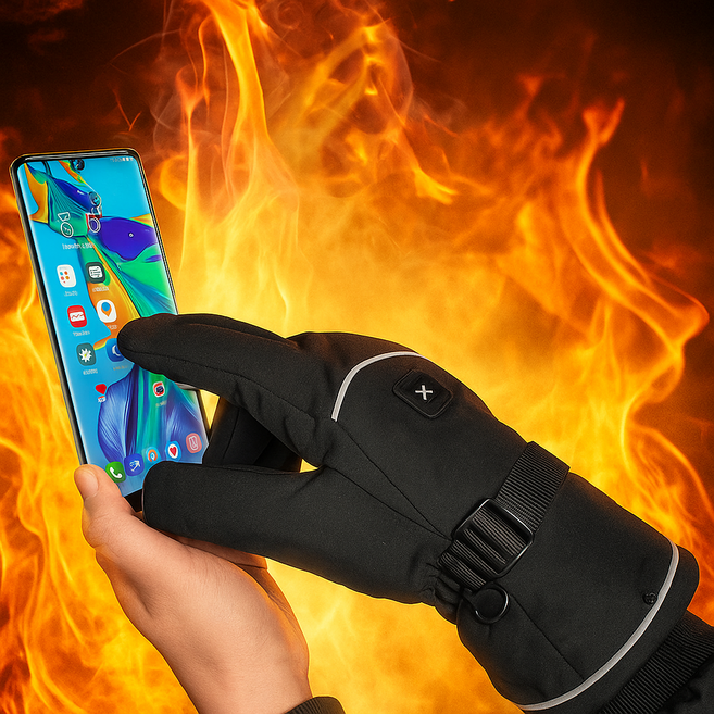 히트엑스 발열장갑 충전식 겨울 라이딩 온열 방한용 장갑, 여성용 배터리1세트, 1개