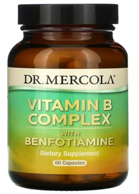 닥터머콜라 벤포티아민함유 비타민B 복합체 60캡슐 리보플라빈 비오틴300mcg, 60개, 1개, 60정 - 쿠팡