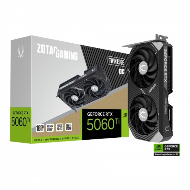 ZOTAC Gaming Geforce RTX 5060 Ti Twin Edge OC D7 16GB 그래픽카드, RTX 5060 Ti TWIN OC 16GB