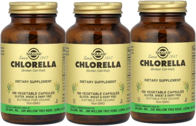 솔가 클로렐라 520mg 100캡슐 크로렐라 Chlorella 3개, 100정