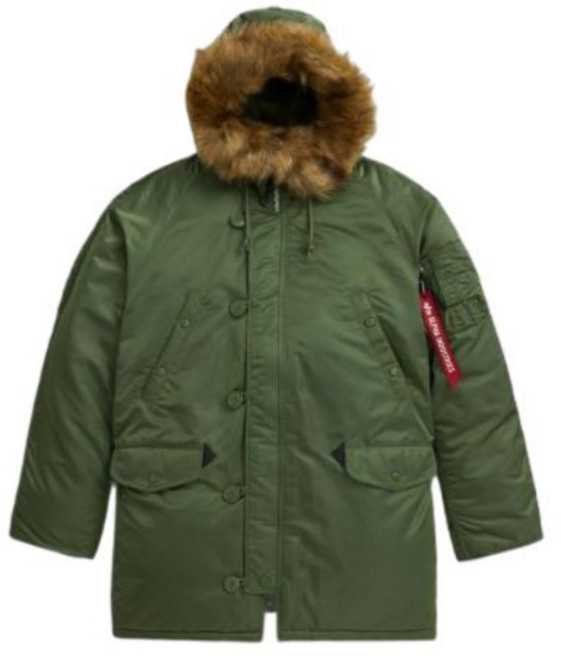 알파인더스트리 ALPHA INDUSTRIES N-3B 파카 세이지 매장정품 193022