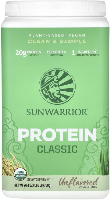 새해 건강을 선물하세요 Sunwarrior 클래식 프로틴 무맛 750g(1.65lb) 특별관리진행, Sunwarrior클래식프로틴무맛750g165lb, 750g, 1개 - 쿠팡