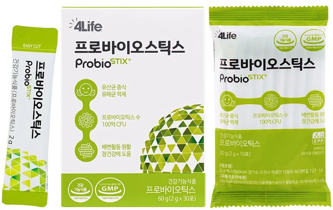 포라이프 4life 프로바이오스틱스, 1개, 60g - 쿠팡