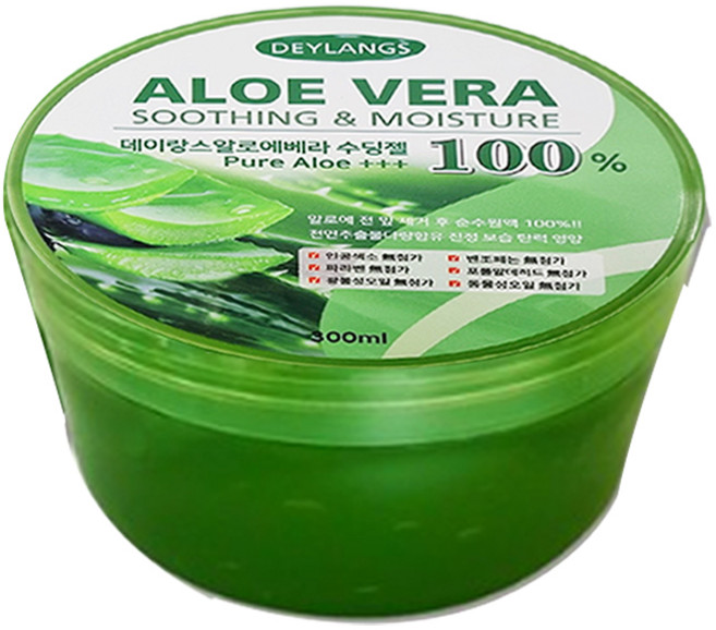 데이랑스 알로에 수딩젤 100% 고농축 원액 퓨어 알로에+++(신제품) 무알콜 천연보존제 사용, 1개