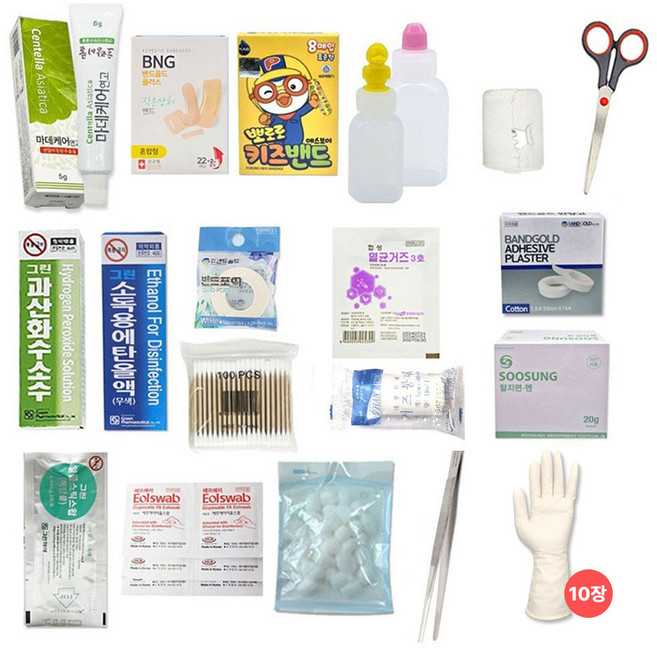 실속형 구급용품 20종 세트, 1세트