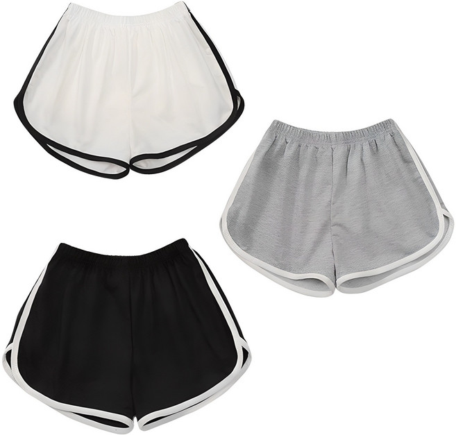 호스커스 루즈핏 옆트임 돌핀팬츠 3종세트