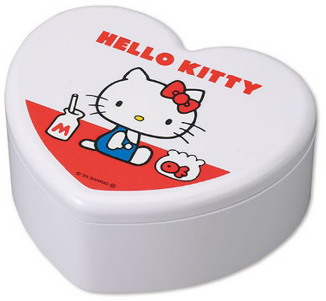 옐상 정품 일본 헬로키티 하트 소품함 4종, 1개, 밀크키티