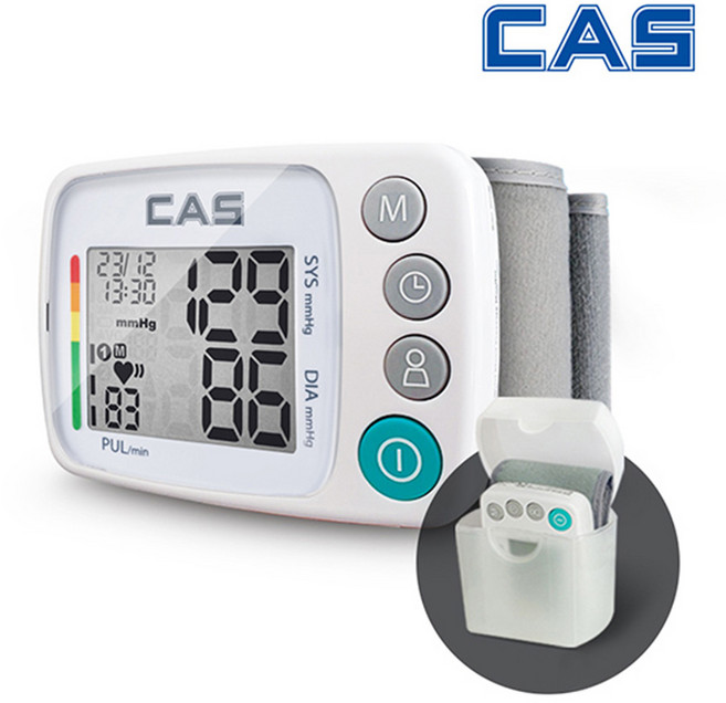카스 손목형 디지털 자동 혈압계 MD5200 + 보관케이스 세트, 1개