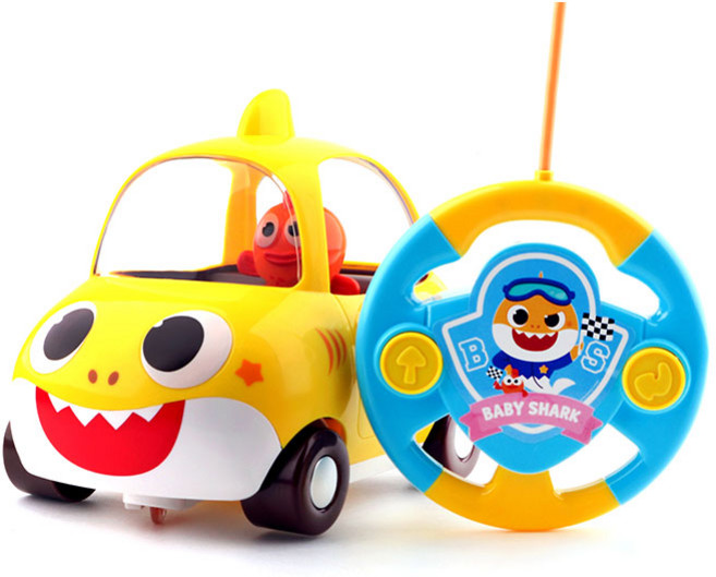 핑크퐁 아기상어 RC카, 혼합색상, 1세트