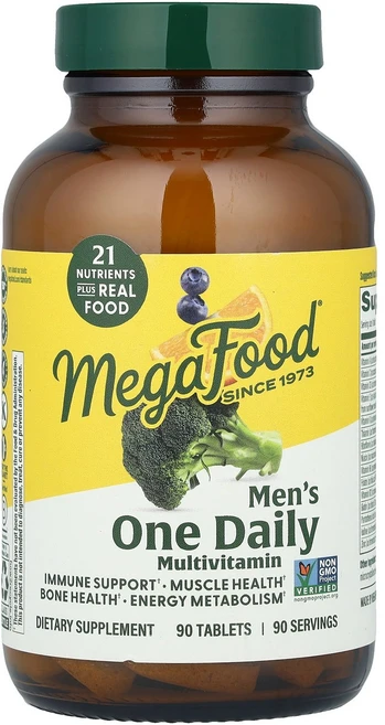 메가푸드 남성용 원 데일리 90정, 1개 - 쿠팡
