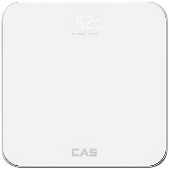 카스 가정용 디지털 체중계, X15, 화이트, 1개