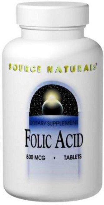 소스 내추럴스 엽산 800mcg 1000정 (1일 1정), 1개