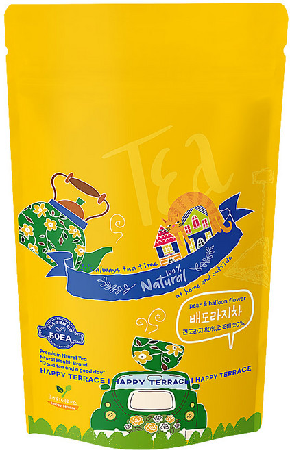 국산 배도라지차 50티백, 50개입, 1개